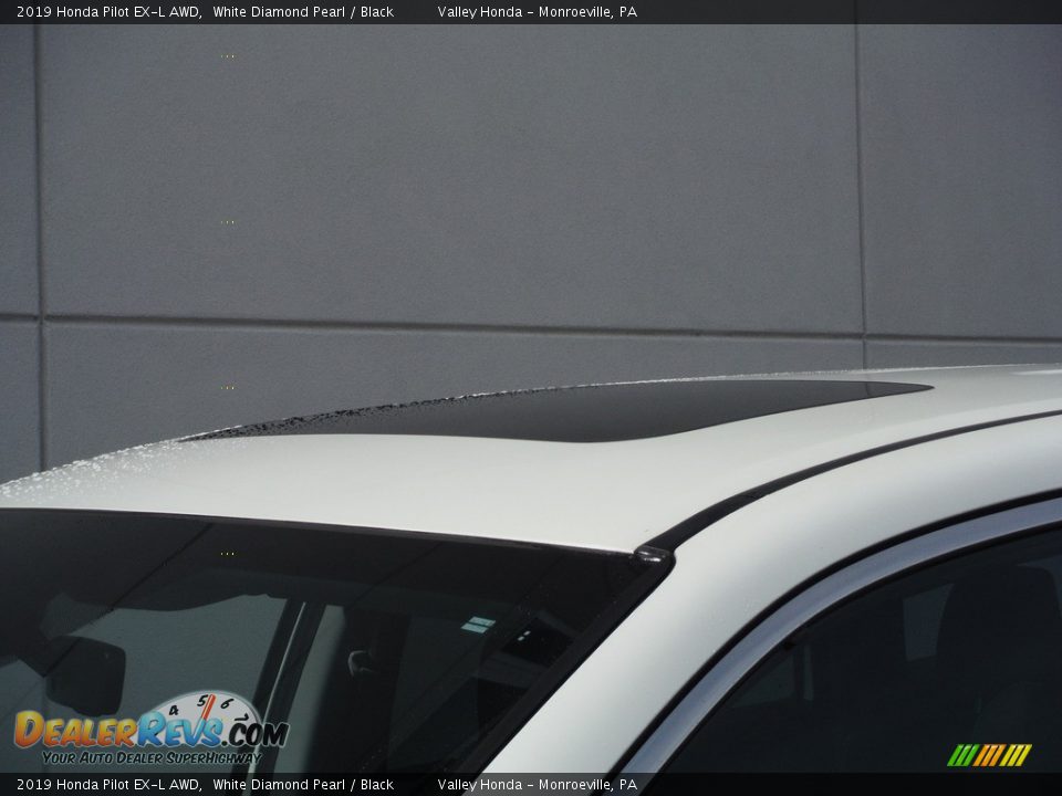 2019 Honda Pilot EX-L AWD White Diamond Pearl / Black Photo #4