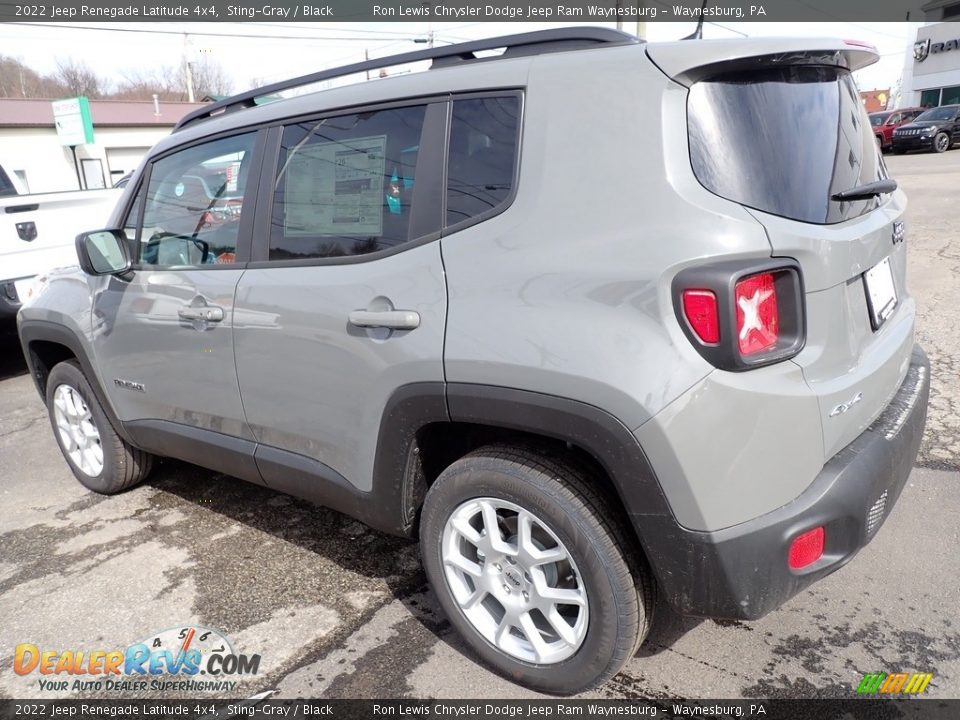 2022 Jeep Renegade Latitude 4x4 Sting-Gray / Black Photo #3