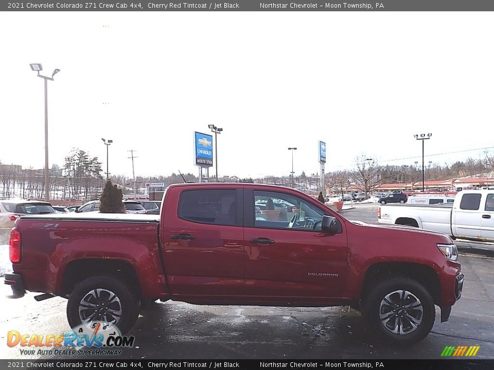 2021 Chevrolet Colorado Z71 Crew Cab 4x4 Cherry Red Tintcoat / Jet Black Photo #9