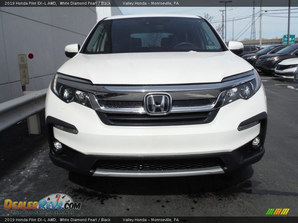 2019 Honda Pilot EX-L AWD White Diamond Pearl / Black Photo #5