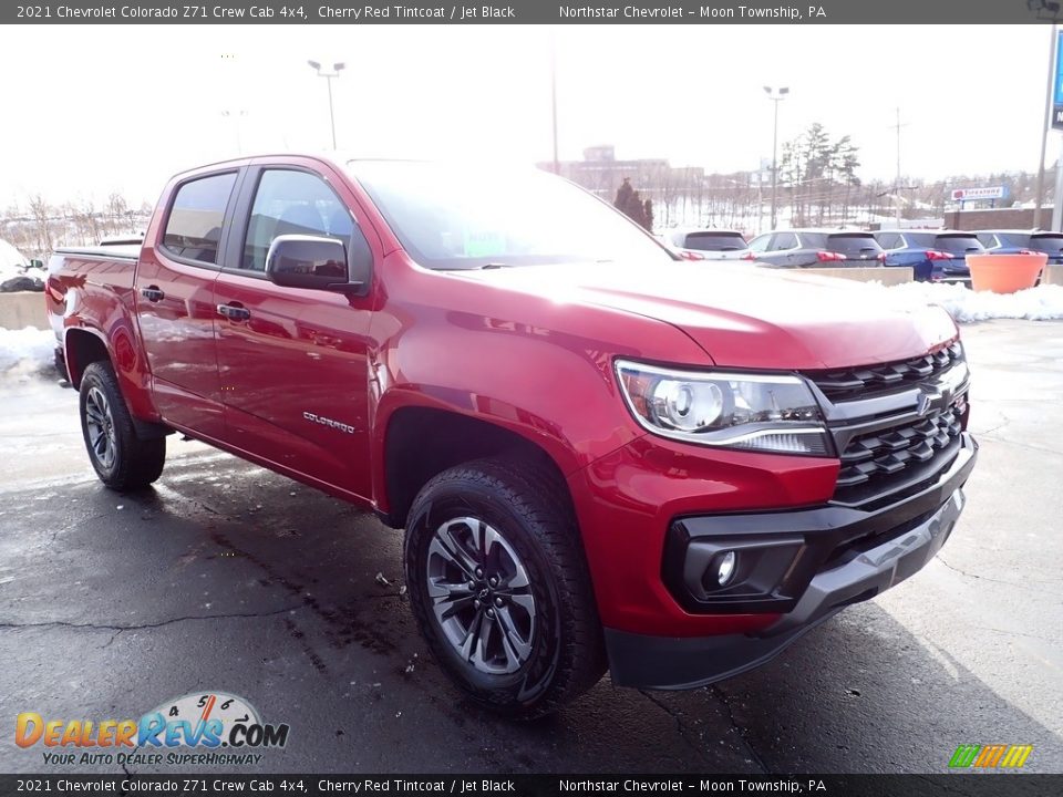 2021 Chevrolet Colorado Z71 Crew Cab 4x4 Cherry Red Tintcoat / Jet Black Photo #10