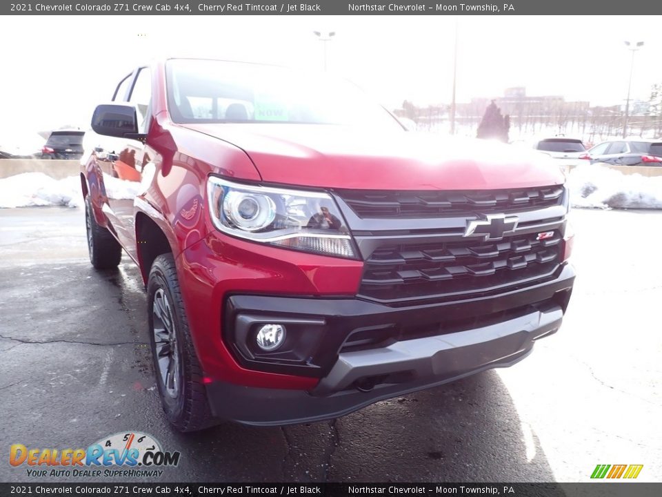 2021 Chevrolet Colorado Z71 Crew Cab 4x4 Cherry Red Tintcoat / Jet Black Photo #11