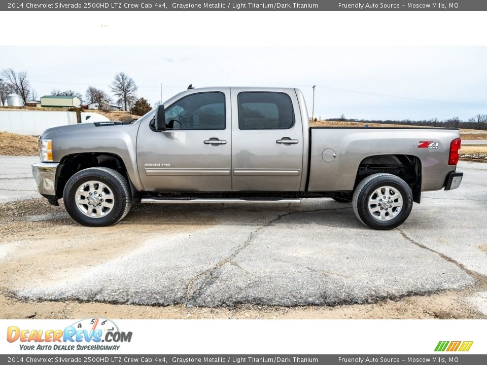 2014 Chevrolet Silverado 2500HD LTZ Crew Cab 4x4 Graystone Metallic / Light Titanium/Dark Titanium Photo #7