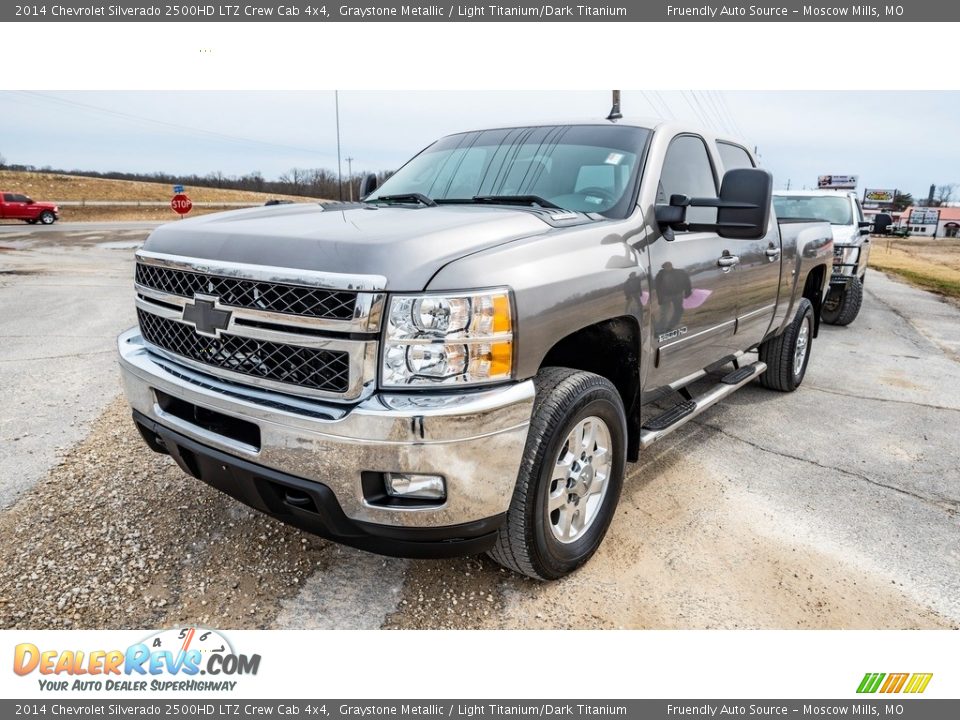 2014 Chevrolet Silverado 2500HD LTZ Crew Cab 4x4 Graystone Metallic / Light Titanium/Dark Titanium Photo #8