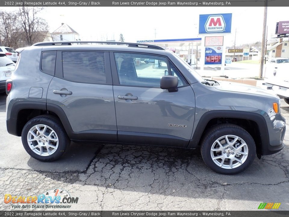 2022 Jeep Renegade Latitude 4x4 Sting-Gray / Black Photo #7