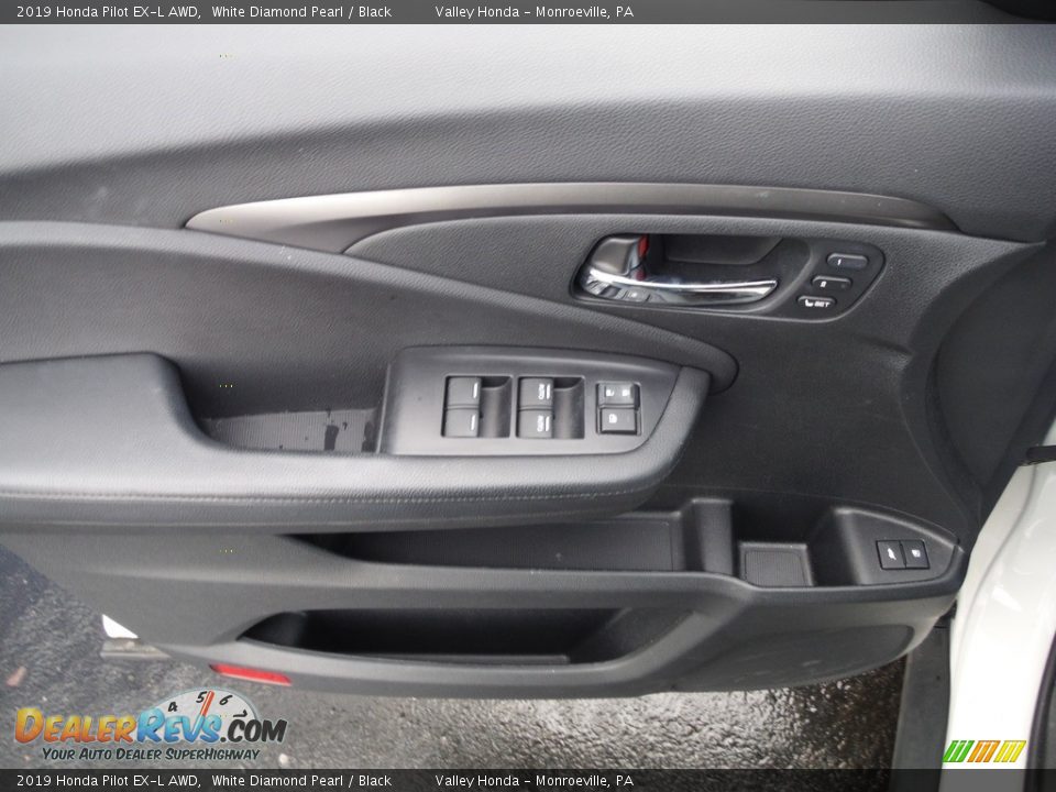 2019 Honda Pilot EX-L AWD White Diamond Pearl / Black Photo #12