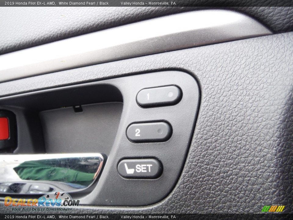 2019 Honda Pilot EX-L AWD White Diamond Pearl / Black Photo #13