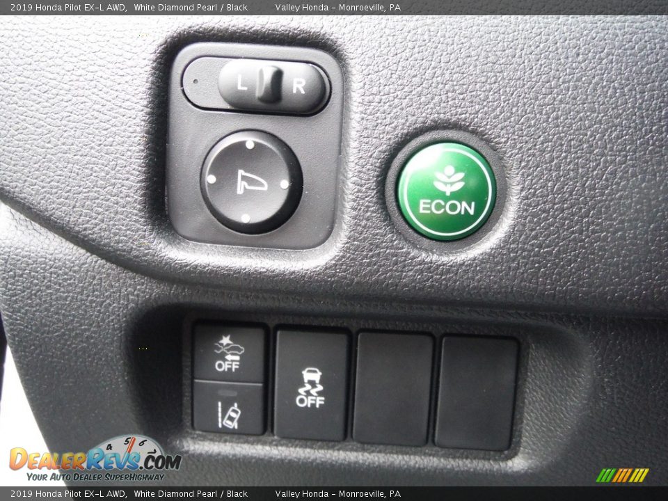 2019 Honda Pilot EX-L AWD White Diamond Pearl / Black Photo #15