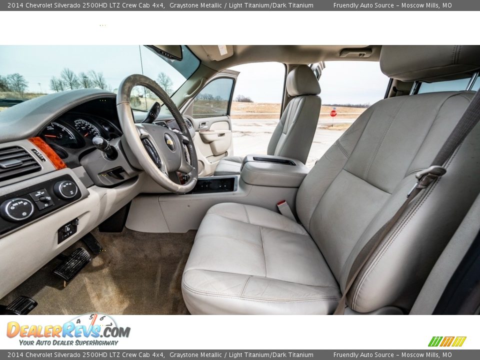 2014 Chevrolet Silverado 2500HD LTZ Crew Cab 4x4 Graystone Metallic / Light Titanium/Dark Titanium Photo #17