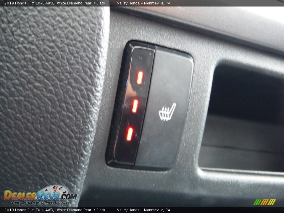 2019 Honda Pilot EX-L AWD White Diamond Pearl / Black Photo #18
