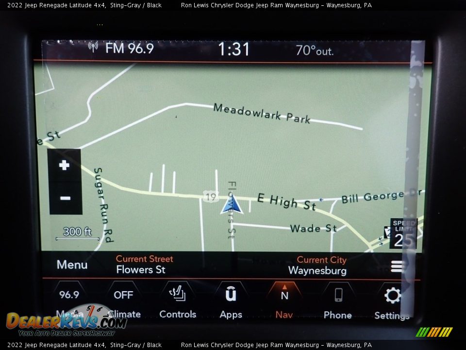 Navigation of 2022 Jeep Renegade Latitude 4x4 Photo #18