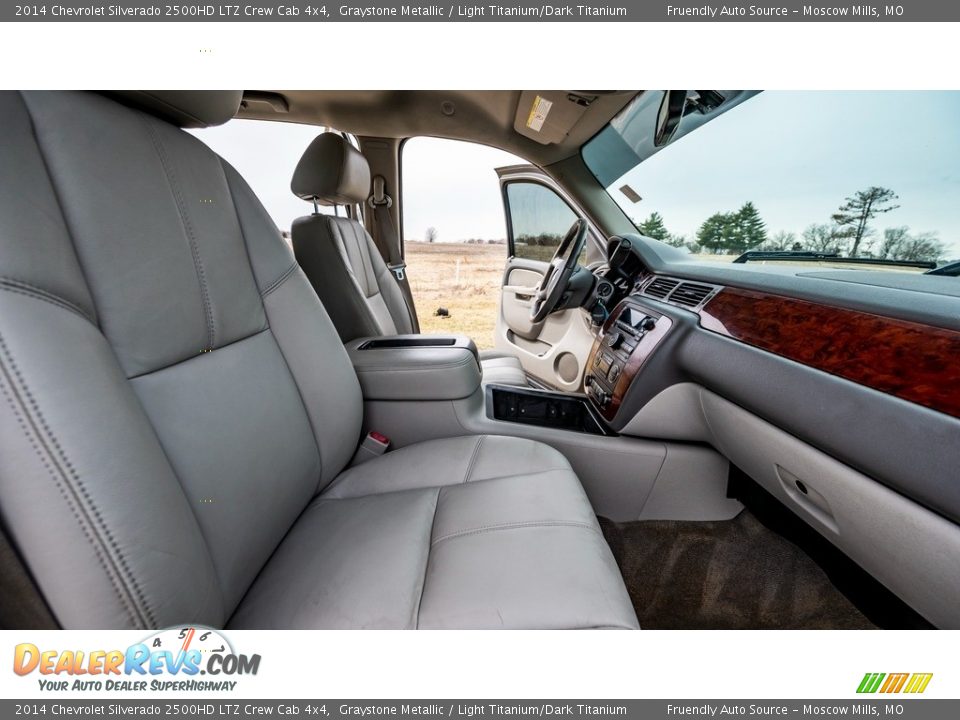 2014 Chevrolet Silverado 2500HD LTZ Crew Cab 4x4 Graystone Metallic / Light Titanium/Dark Titanium Photo #23