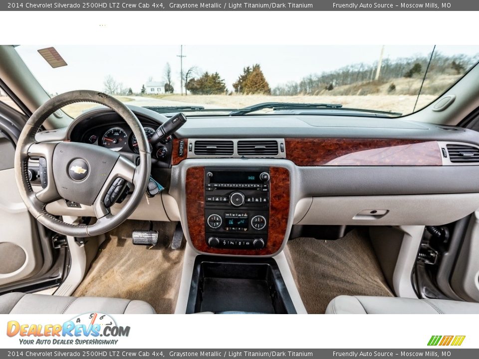 2014 Chevrolet Silverado 2500HD LTZ Crew Cab 4x4 Graystone Metallic / Light Titanium/Dark Titanium Photo #25