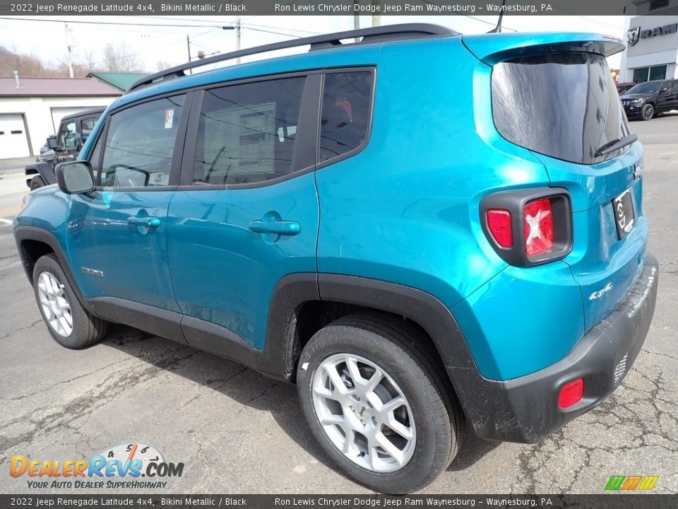 2022 Jeep Renegade Latitude 4x4 Bikini Metallic / Black Photo #3