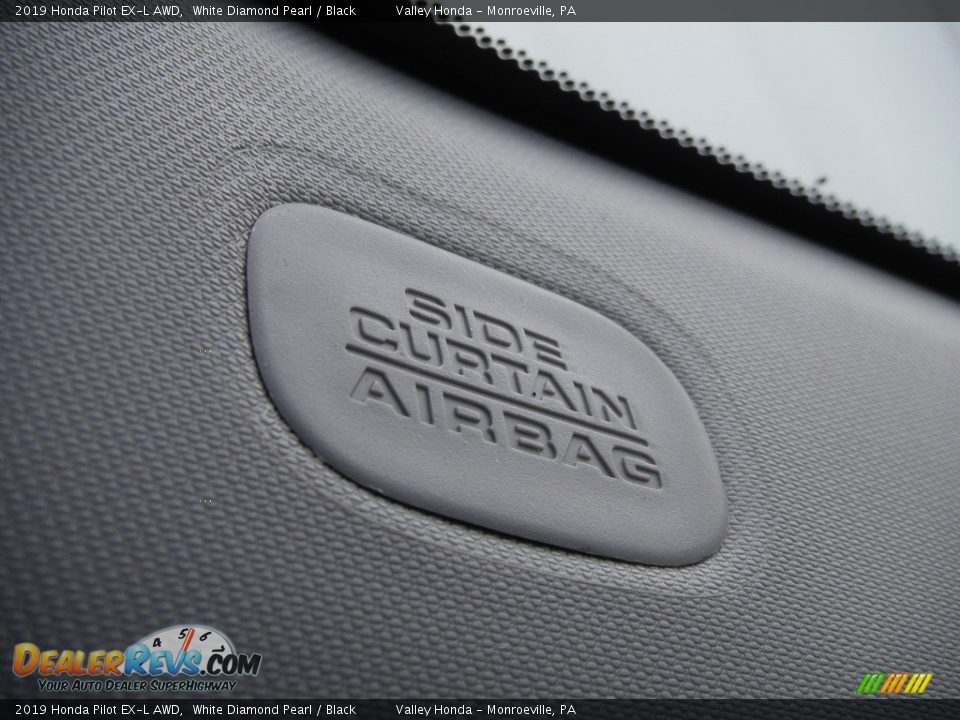 2019 Honda Pilot EX-L AWD White Diamond Pearl / Black Photo #25