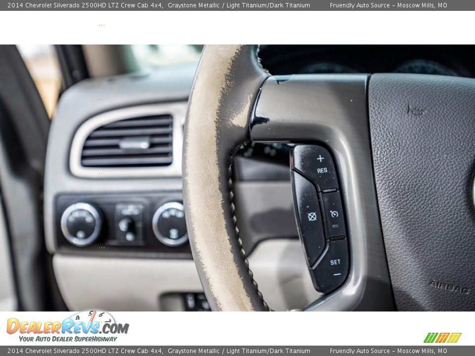 2014 Chevrolet Silverado 2500HD LTZ Crew Cab 4x4 Graystone Metallic / Light Titanium/Dark Titanium Photo #28