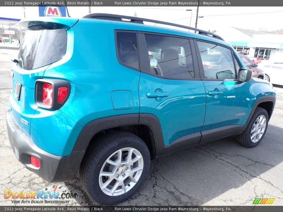 2022 Jeep Renegade Latitude 4x4 Bikini Metallic / Black Photo #6