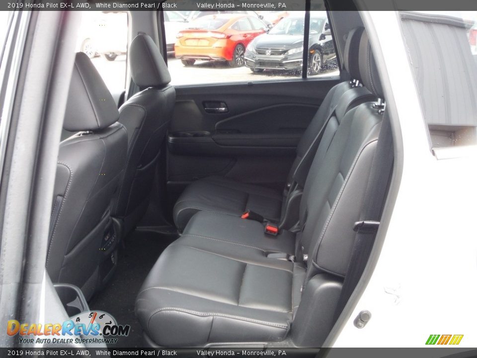2019 Honda Pilot EX-L AWD White Diamond Pearl / Black Photo #29