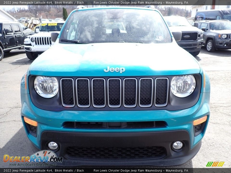 2022 Jeep Renegade Latitude 4x4 Bikini Metallic / Black Photo #9