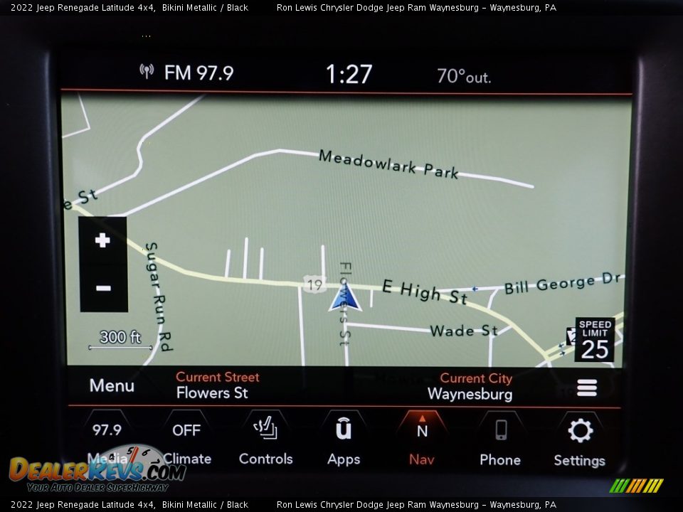 Navigation of 2022 Jeep Renegade Latitude 4x4 Photo #18