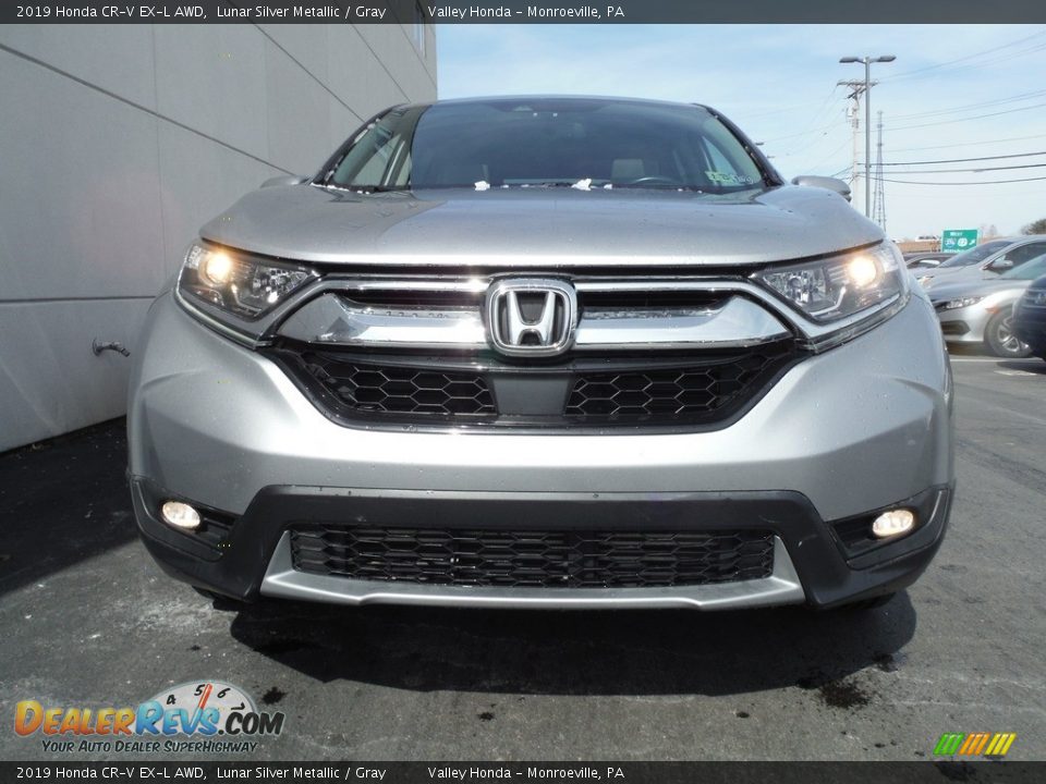 2019 Honda CR-V EX-L AWD Lunar Silver Metallic / Gray Photo #5