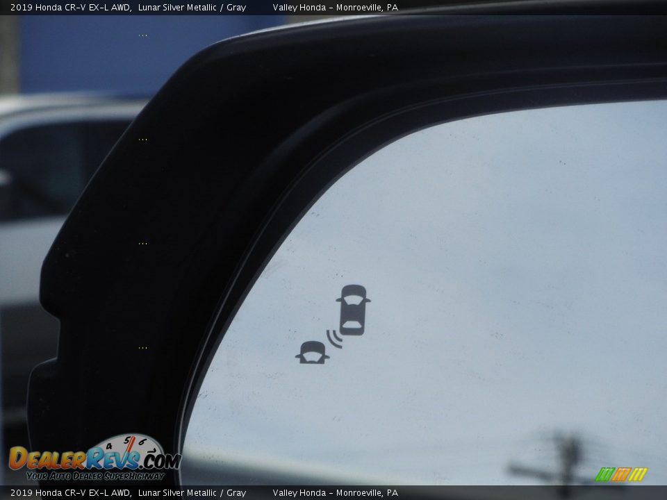 2019 Honda CR-V EX-L AWD Lunar Silver Metallic / Gray Photo #8