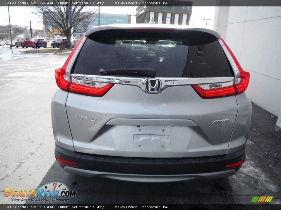 2019 Honda CR-V EX-L AWD Lunar Silver Metallic / Gray Photo #9