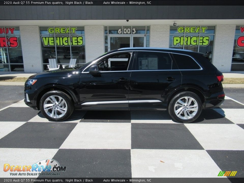2020 Audi Q7 55 Premium Plus quattro Night Black / Black Photo #1