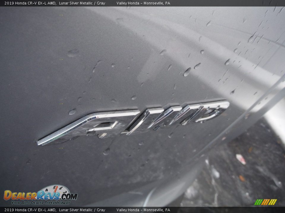 2019 Honda CR-V EX-L AWD Lunar Silver Metallic / Gray Photo #10