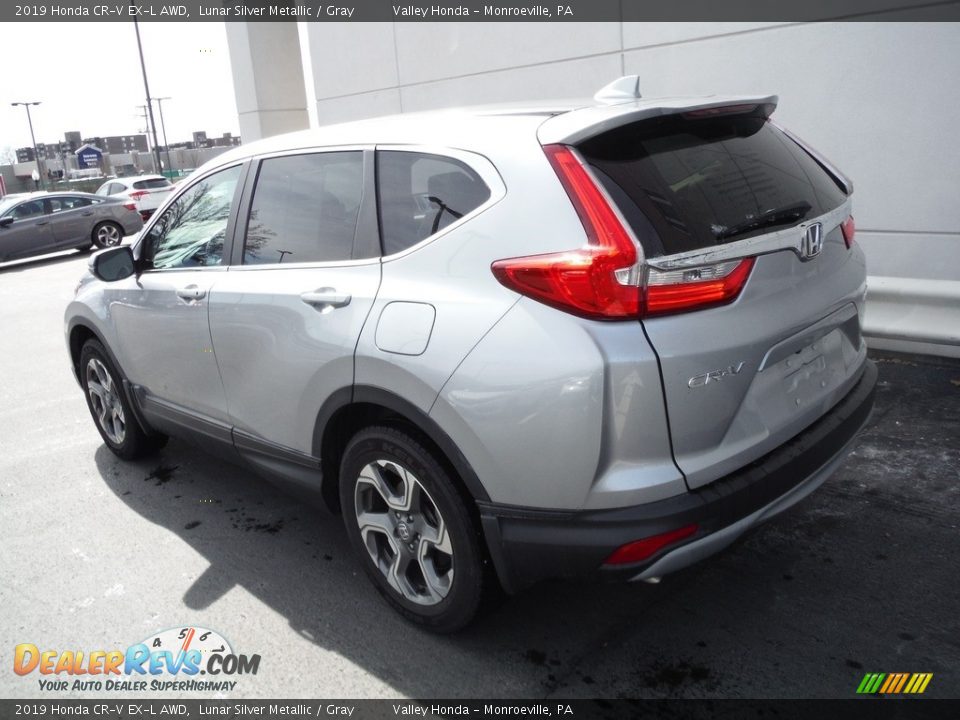2019 Honda CR-V EX-L AWD Lunar Silver Metallic / Gray Photo #11