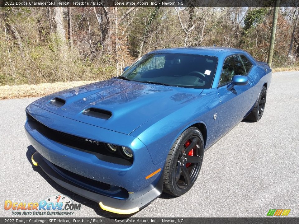 2022 Dodge Challenger SRT Hellcat Frostbite / Black Photo #2