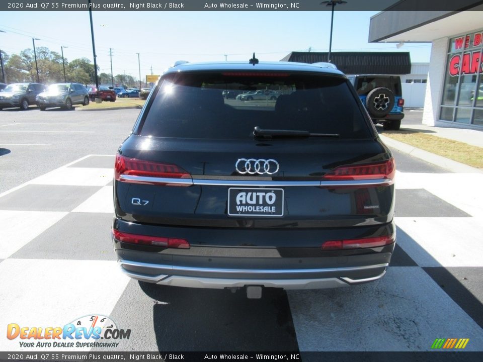 2020 Audi Q7 55 Premium Plus quattro Night Black / Black Photo #4