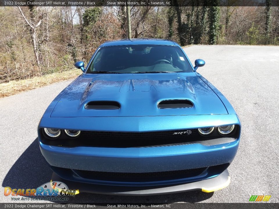 2022 Dodge Challenger SRT Hellcat Frostbite / Black Photo #3