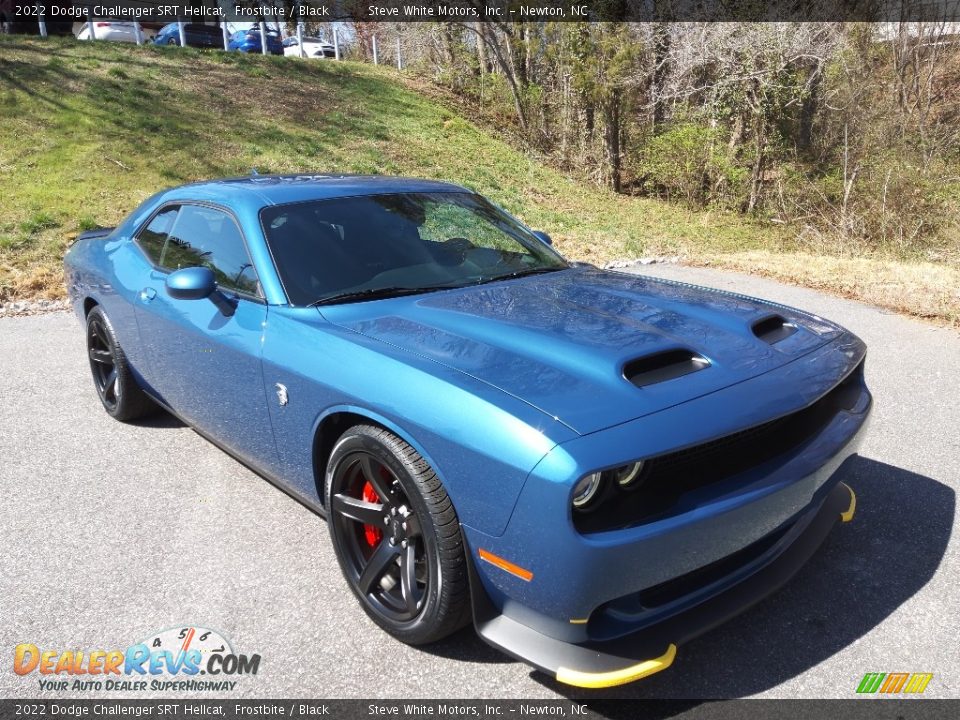 2022 Dodge Challenger SRT Hellcat Frostbite / Black Photo #4