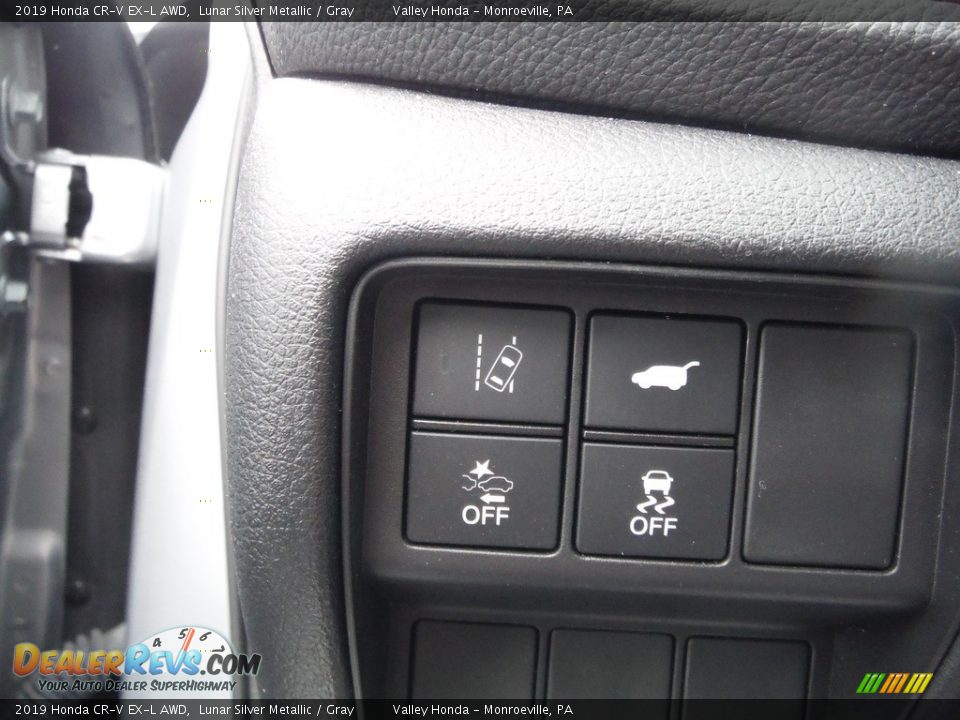 2019 Honda CR-V EX-L AWD Lunar Silver Metallic / Gray Photo #16