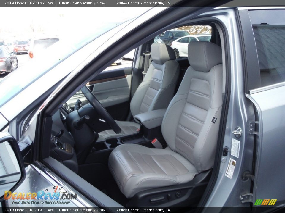 2019 Honda CR-V EX-L AWD Lunar Silver Metallic / Gray Photo #17