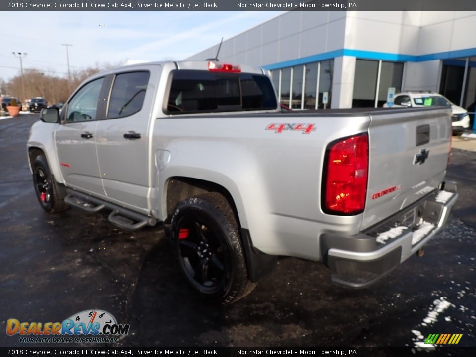 2018 Chevrolet Colorado LT Crew Cab 4x4 Silver Ice Metallic / Jet Black Photo #4