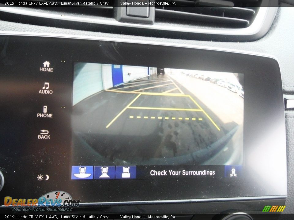 2019 Honda CR-V EX-L AWD Lunar Silver Metallic / Gray Photo #22