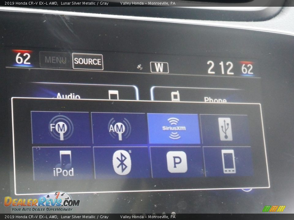 2019 Honda CR-V EX-L AWD Lunar Silver Metallic / Gray Photo #23