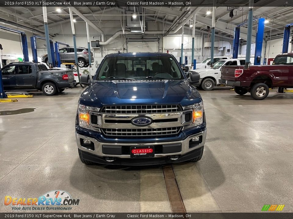 2019 Ford F150 XLT SuperCrew 4x4 Blue Jeans / Earth Gray Photo #2