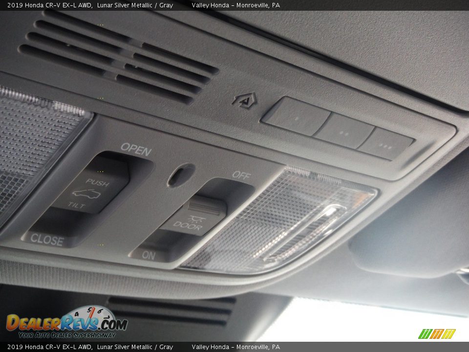 2019 Honda CR-V EX-L AWD Lunar Silver Metallic / Gray Photo #24