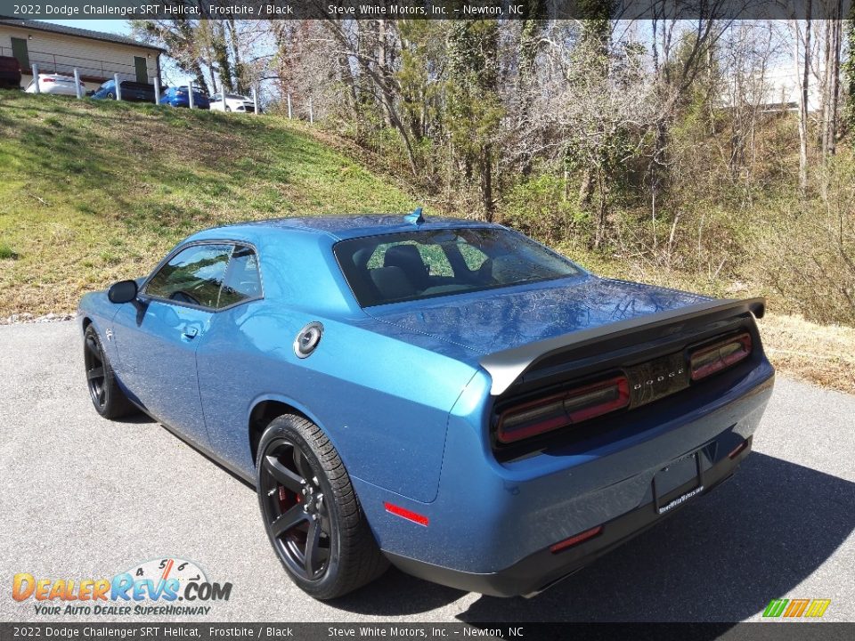 2022 Dodge Challenger SRT Hellcat Frostbite / Black Photo #8