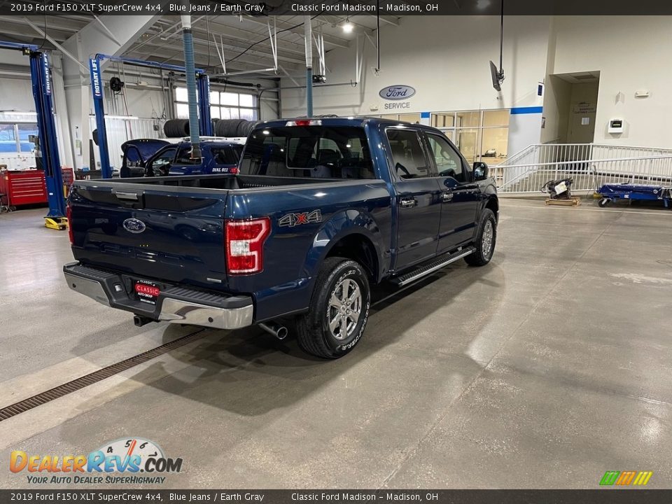 2019 Ford F150 XLT SuperCrew 4x4 Blue Jeans / Earth Gray Photo #5