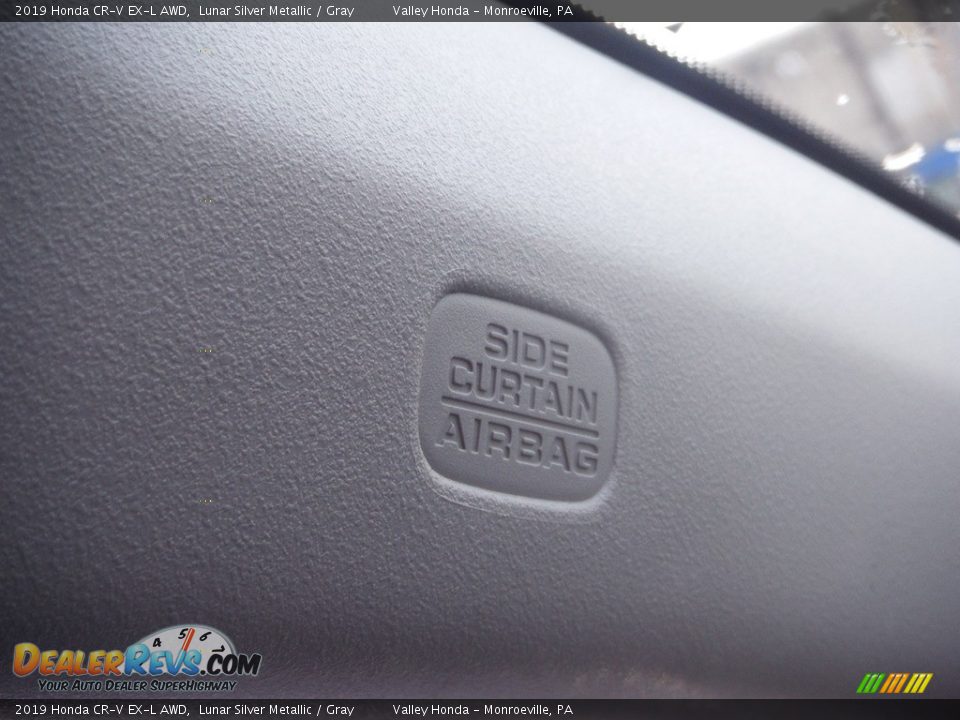 2019 Honda CR-V EX-L AWD Lunar Silver Metallic / Gray Photo #28
