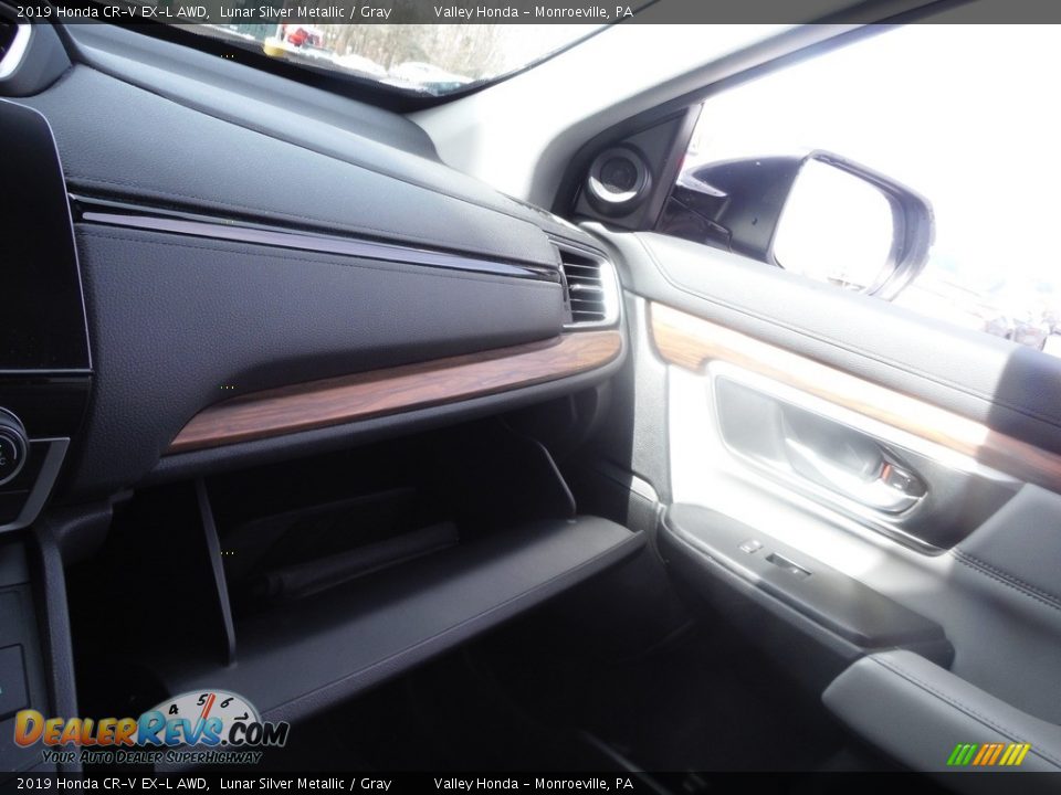 2019 Honda CR-V EX-L AWD Lunar Silver Metallic / Gray Photo #29
