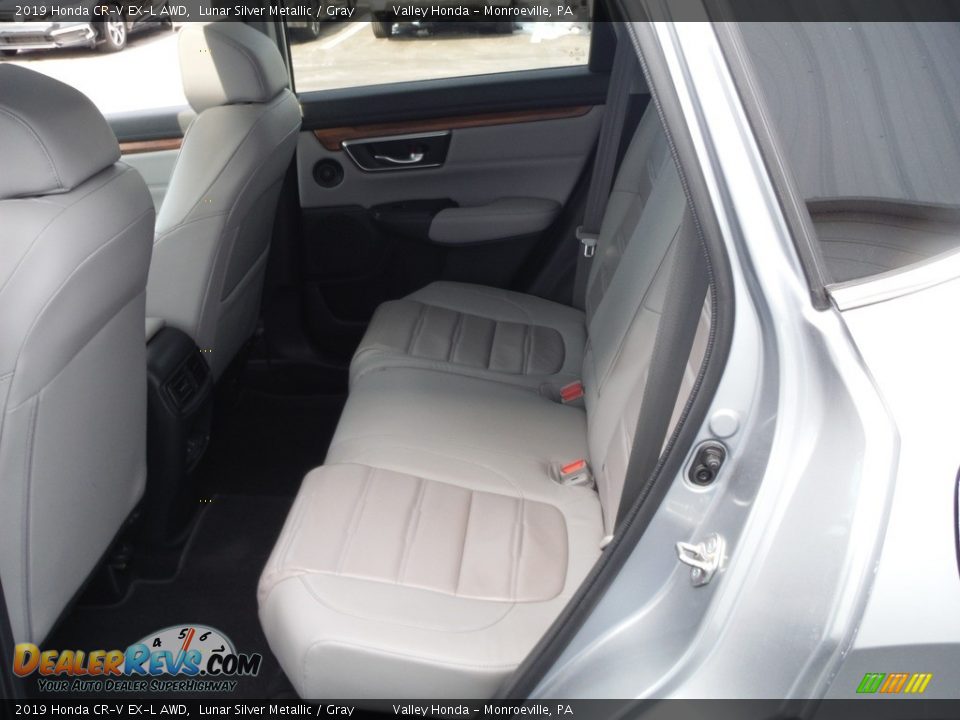 2019 Honda CR-V EX-L AWD Lunar Silver Metallic / Gray Photo #30