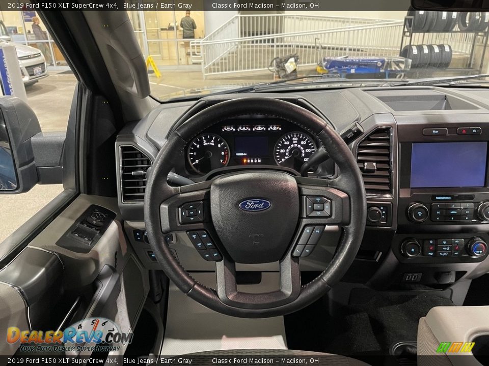 2019 Ford F150 XLT SuperCrew 4x4 Blue Jeans / Earth Gray Photo #8