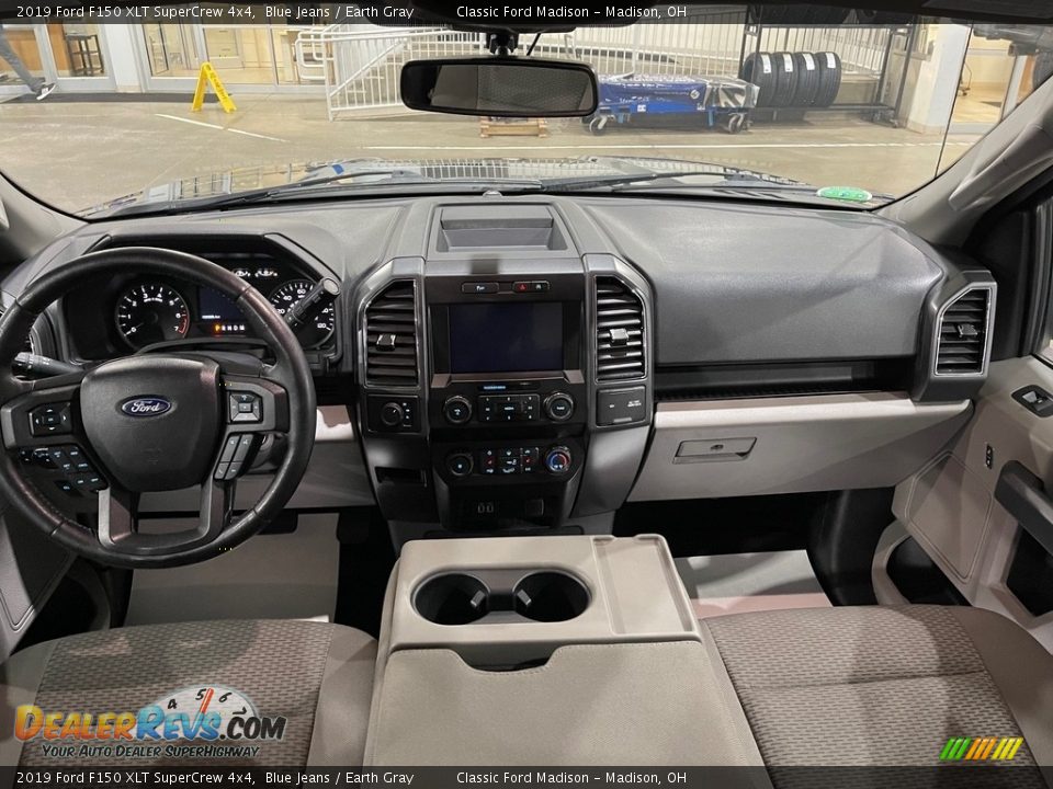 2019 Ford F150 XLT SuperCrew 4x4 Blue Jeans / Earth Gray Photo #9