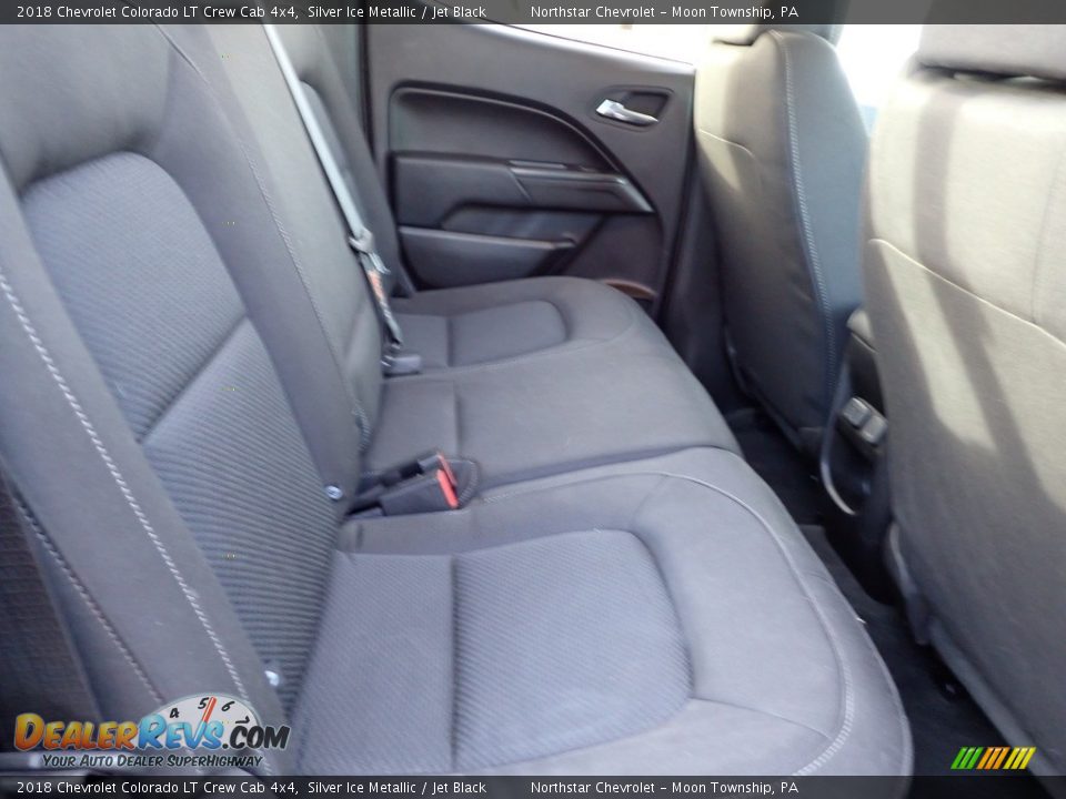 2018 Chevrolet Colorado LT Crew Cab 4x4 Silver Ice Metallic / Jet Black Photo #17