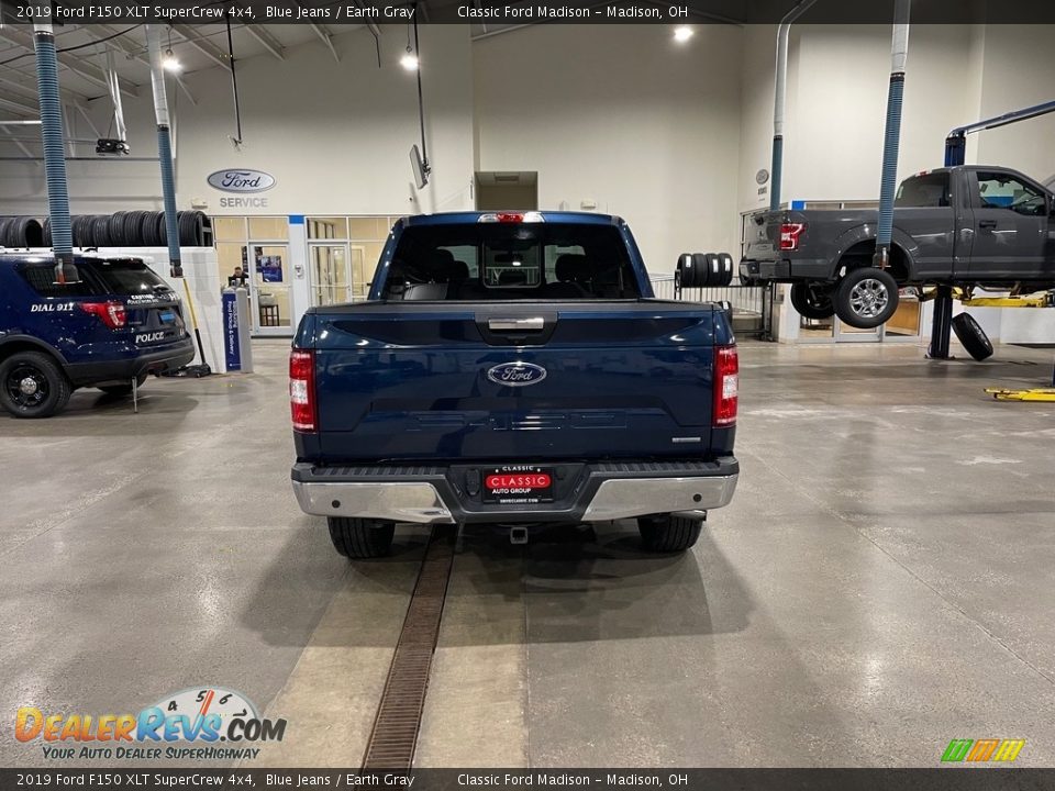 2019 Ford F150 XLT SuperCrew 4x4 Blue Jeans / Earth Gray Photo #12